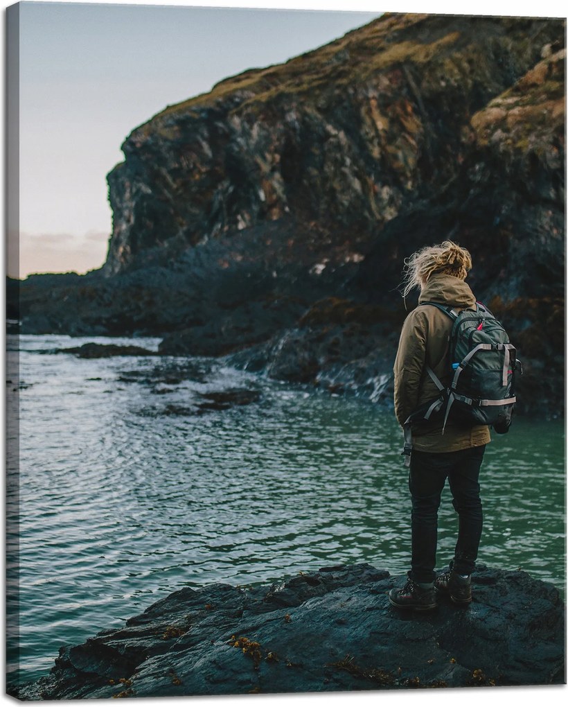 Vászonkép Hegyek Hegymászás Természet Sziklák Természet 40x50