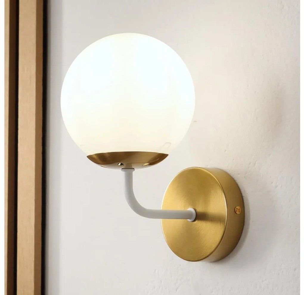 Brilagi - MALIVA fali lámpa 1xE14/15W/230V arany/fehér