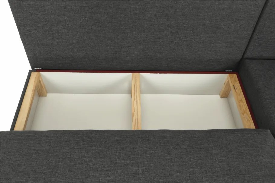 Sarokgarnitúra készlet, szürke melír / mintázott, jobb, MEXX