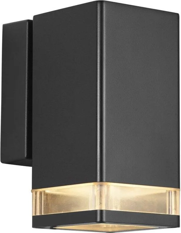 NORDLUX 45321003 ELM Modern Kültéri Fali Lámpa Fekete GU10 IP44