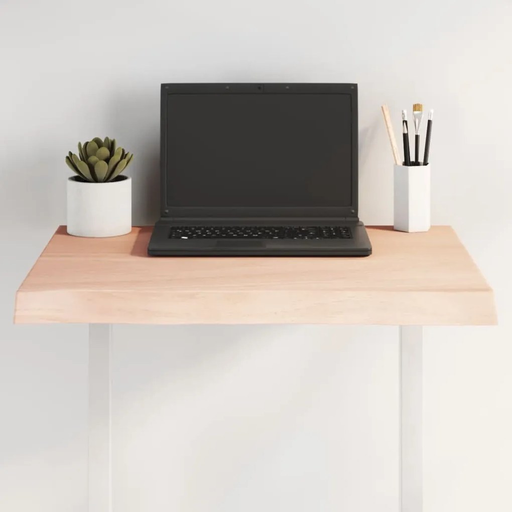 asztallap 60x60x(2-4) cm kezeletlen tömör fa élőszegélyes