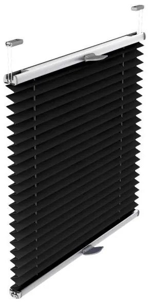 Gario Pliszé függöny Standard Fekete Szélesség: 70,5 cm