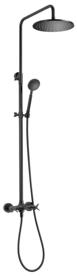 Deante NAC_N4QT - TEMISTO csaptelepes zuhanyszett, fekete