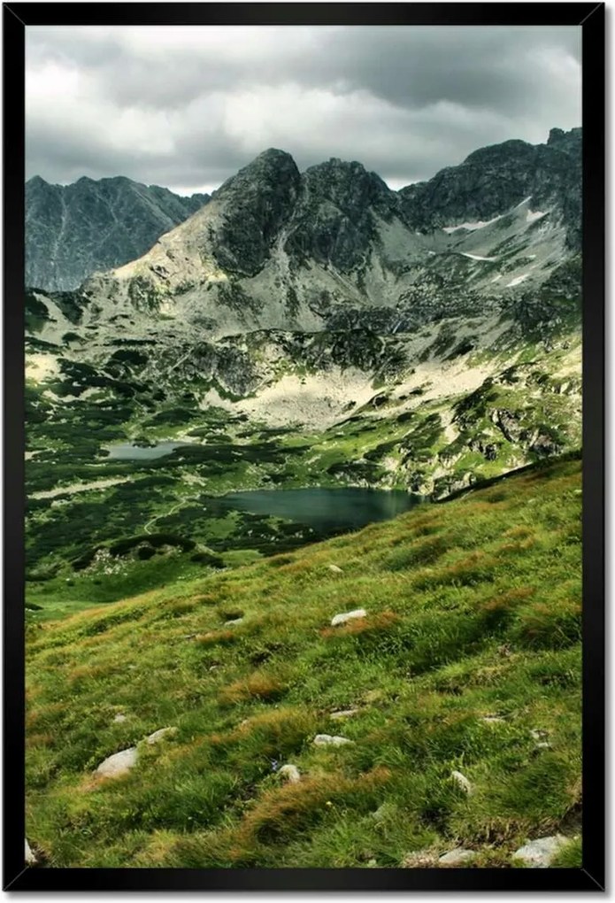 Poszterek keretben 40x60 Tátra Lengyel hegyek Kilátás