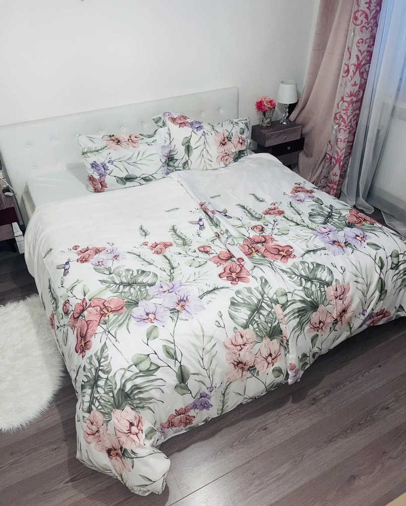 Pamut lepedők Tropic TiaHome - 1x Párna 90x70cm, 1x Paplan 140x200cm