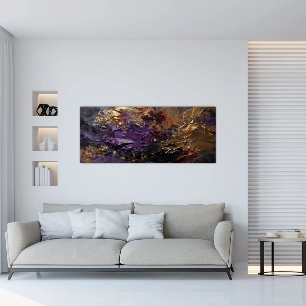 Kép - Texturált absztrakció (120x50 cm)