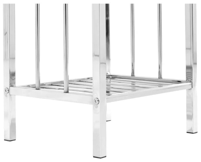 Ezüstszínű fürdőszobai polcos állvány 33x73 cm – Premier Housewares