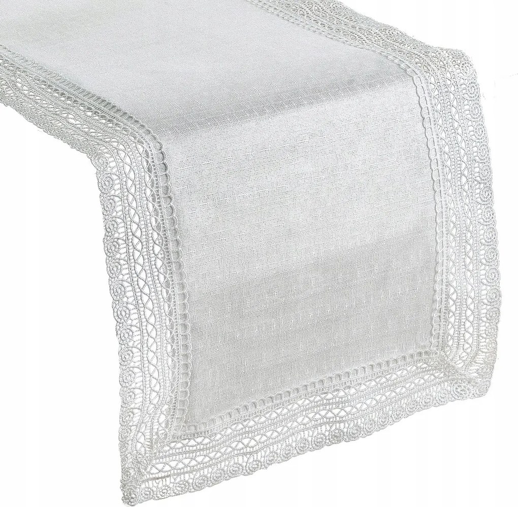 Dekoratív Asztali Futófelület 35x140 Dekoratív Eurofirany Csipke