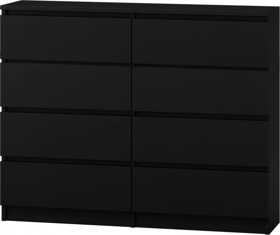 M8 120 komód, fekete