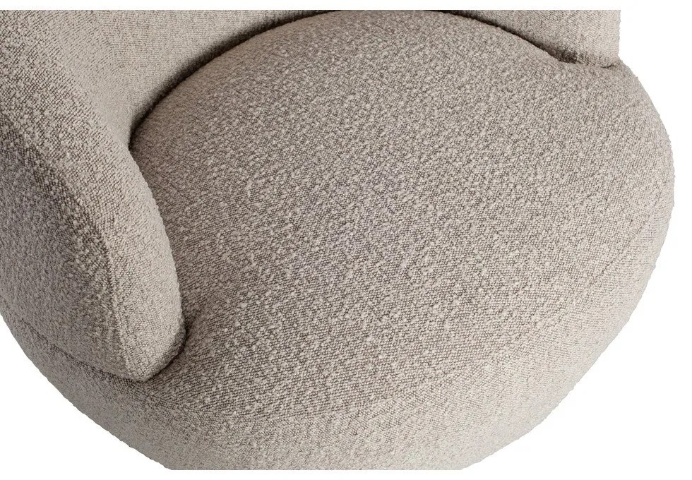 Világosszürke forgó fotel Wolly – WOOOD