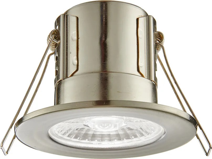 ENDON 74710 SHIELDECO Fürdőszobai Beépíthető Lámpa Átlátszó, Szatén Nikkel LED IP20