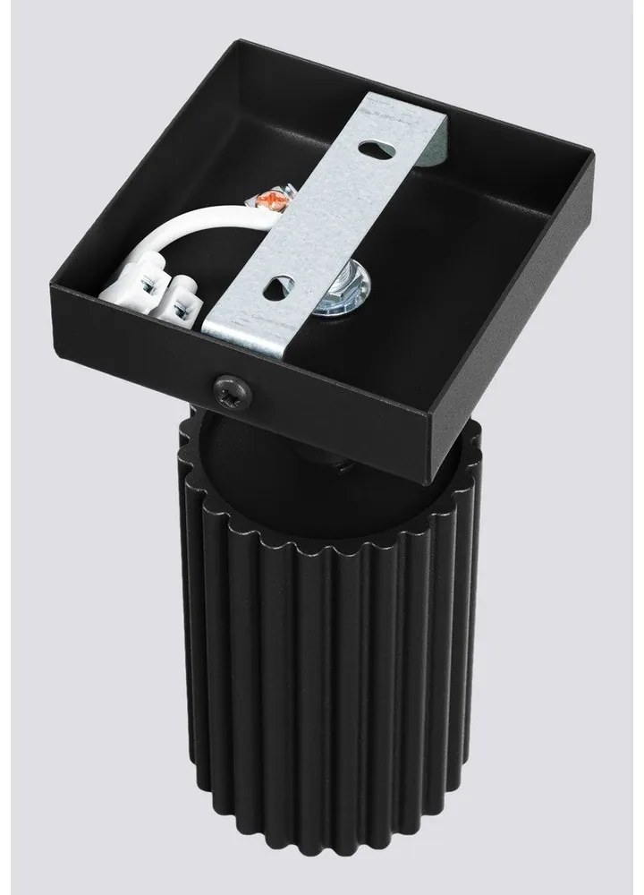 Fekete spotlámpa 8x16 cm Gleam – Sollux