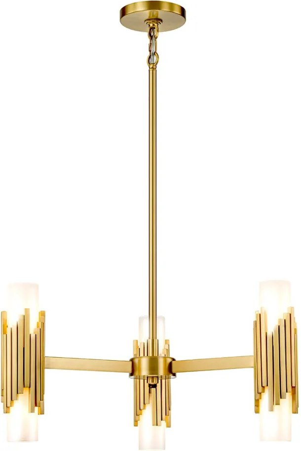 Elstead Lighting Marvele MARVELE6-AB-OPAL Csillár 6x40W/E14 IP20