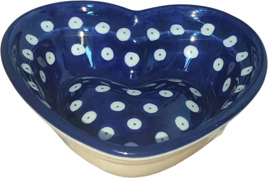 Szív alakú tál 18 13,5cm Kerámia Boleszláv 42