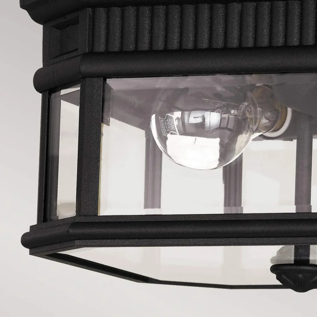 Feiss COTSWOLD LANE FE-COTSLN-F-BK Süllyesztett mennyezeti lámpa 2x60W/E27 IP44