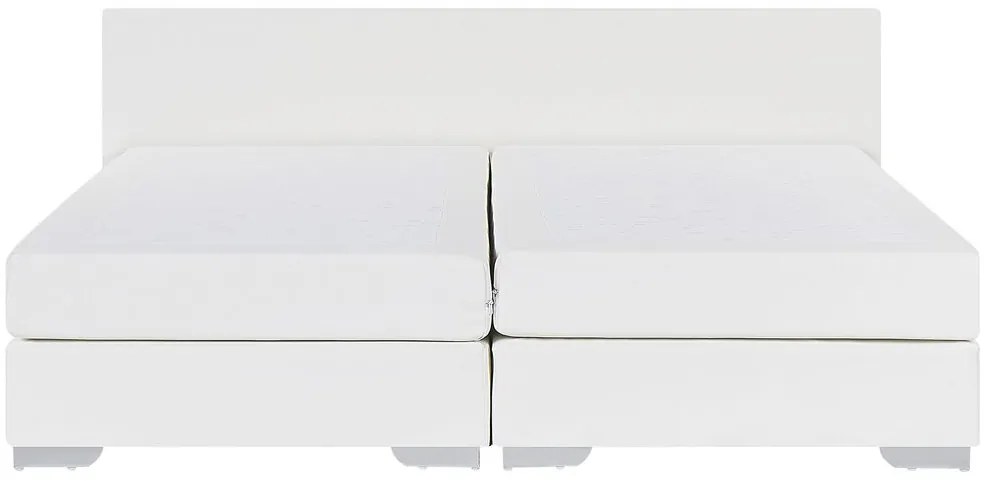 Franciaágy Boxspring 180 cm PREMIER (matracokkal) (fehér). 1007429