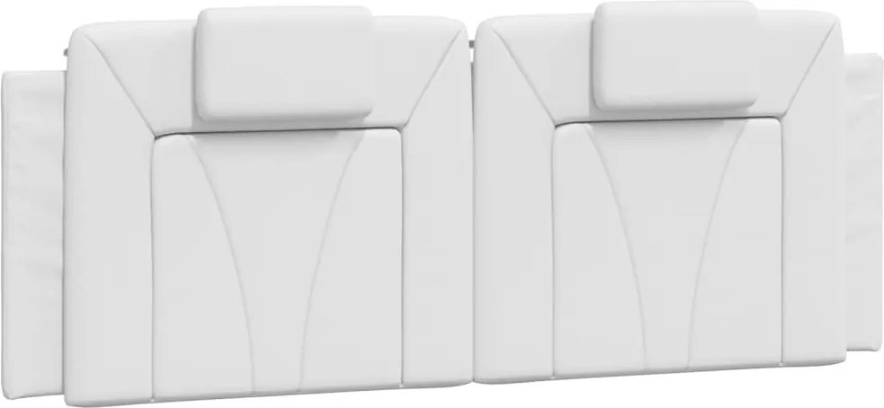 fehér műbőr fejtámla párna Viana 120 cm