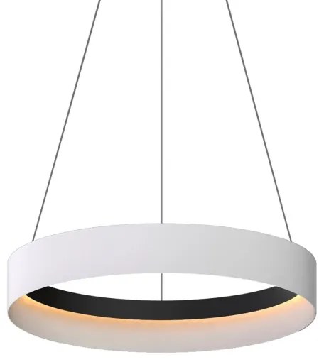 LED Csillár zsinóron ORBITA LED/52W/230V fehér/fekete