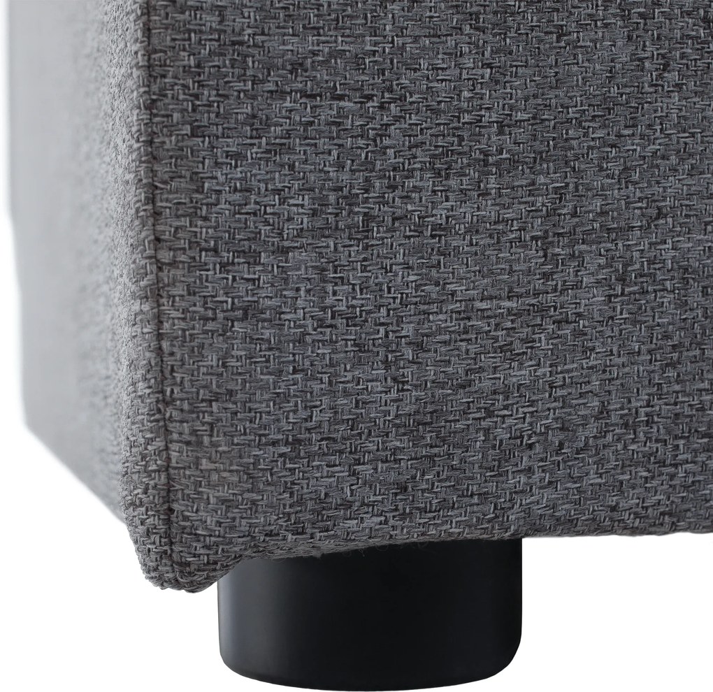 Kihúzható heverő, világosszürke, EUGI