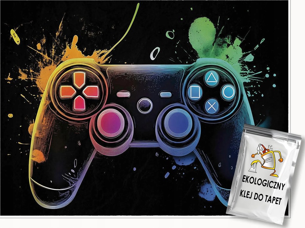 Fotótapéta Fiú Gyerekeknek Gaming Ifjúsági Tapéta Graffiti 250x175