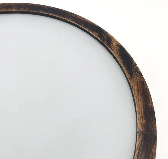 OAK SMOKY mennyezeti lámpa 1xE27/15W/230V, 27,5 cm, tölgy/sötétbarna