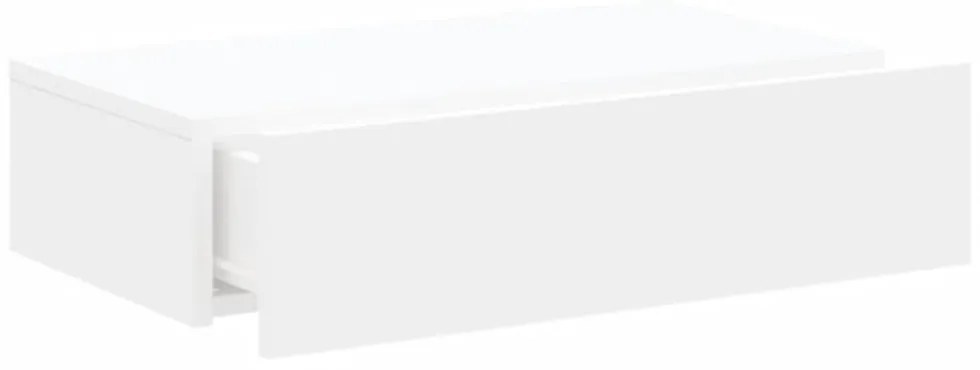 fehér TV-szekrény LED-lámpákkal 60x35x15,5 cm