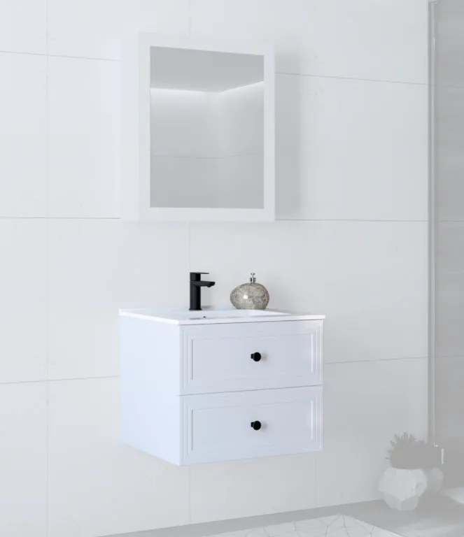 TORETO Mosdószekrény 60 cm fehér