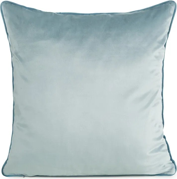 Ágyneműhuzat 45x45 Gaia tengeri dekoratív velúr szegéllyel díszítve