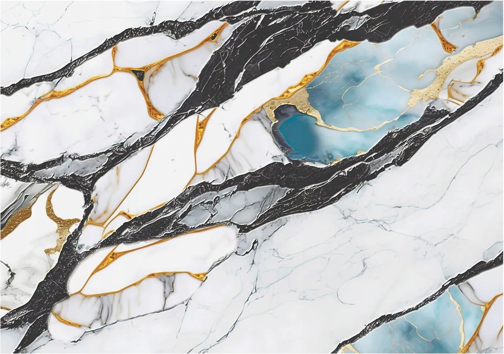 Fotótapéta Flizelin Dekoratív az irodába Elegáns márvány 312x219 Ragasztó