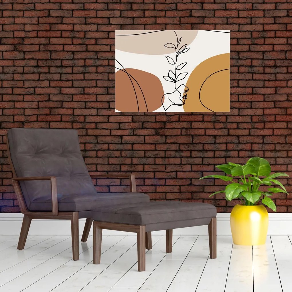 Kép - Boho formák (70x50 cm)