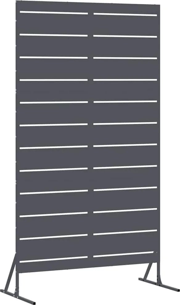 vidaXL Magánszféra Képernyő Antracit 100 x 50 x 180 cm Acél