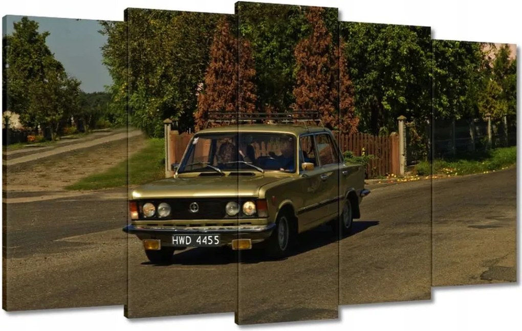 Képek 100x60 Nagy Fiat 125P Lengyel