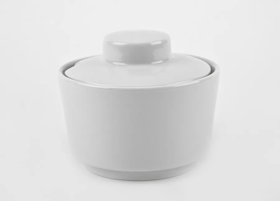 Cukortartó 200 ml fedővel Kaszub Hel2 fehér