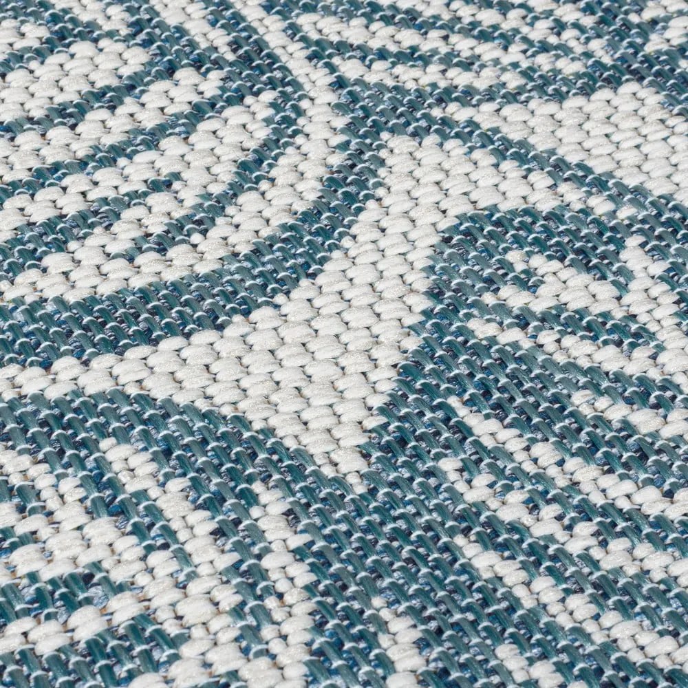 Zöld-kék kültéri-beltéri szőnyeg 160x230 cm Bella Leaf – Flair Rugs