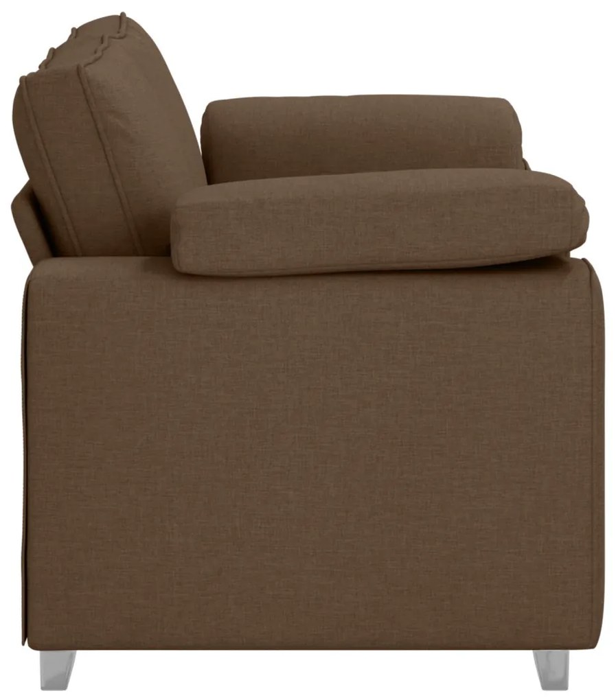 vidaXL Kanapé Barna 160 x 77 x 82 cm szövet