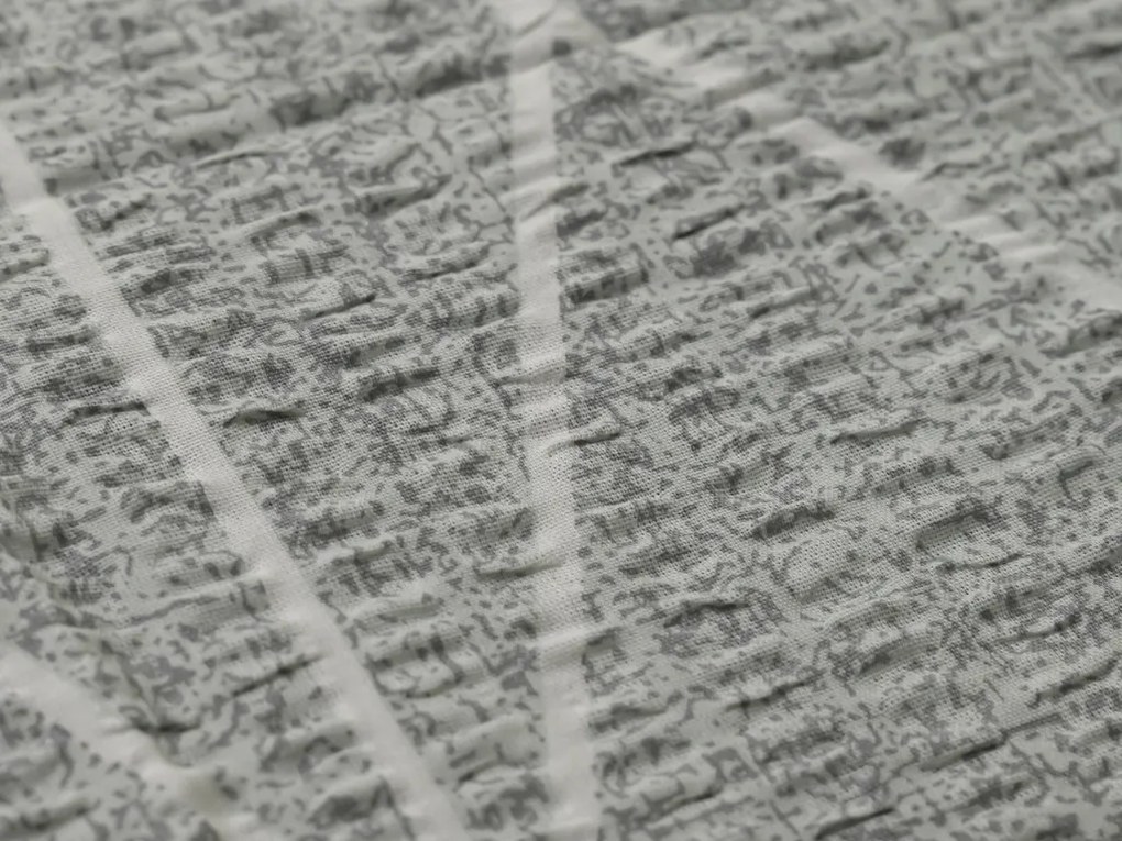 Renforcé pamut szatén krepp ágyneműhuzat SZÜRKE CSÍKOK sötétszürke Ágyneműhuzat mérete: 70 x 90 cm | 140 x 200 cm