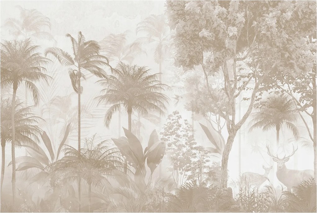 Dekoratív Fotótapéta Furnér Flizelin Trópusi tájkép 104x70 Ragasztó