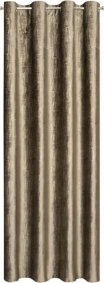 Marsala készfüggöny 140x250 Eurofirany barna/pezsgő