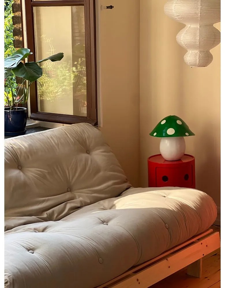 Natúr színű kinyitható kanapé 160 cm Roots - Karup Design