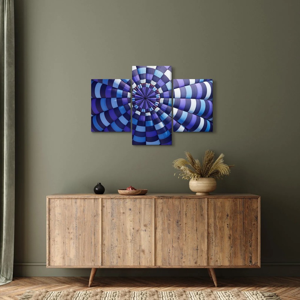 Egy kép a repülő léggömb szerkezetéről (90x60 cm)