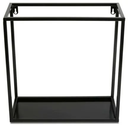 Fali polc 35x35 cm fekete