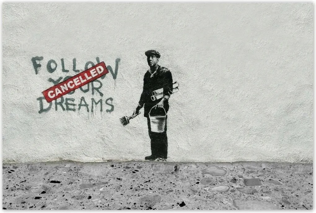 Poszterek 120x80 Banksy Follow Your Dreams