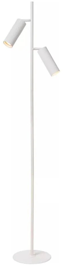 Lucide 09739/02/31 - Állólámpa CLUBS 2xGU10/40W/230V fehér