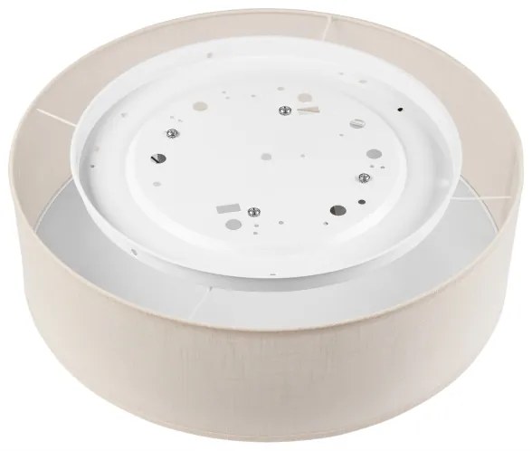 Mennyezeti lámpa SIRJA DOUBLE 4xE27/15W/230V átm. 45 cm krémes