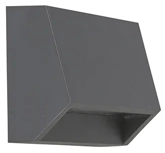 Modern kültéri fali lámpa sötétszürke LED-del IP54 - Sandstone 1