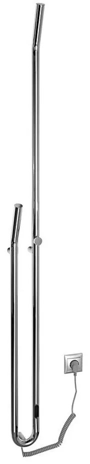 Sapho - Elektromos törölközőszárító időzítővel DUOPASSO 45W/230V 170 cm fényezett króm