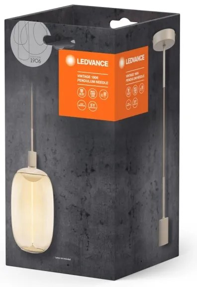 Ledvance - Csillár zsinóron PENDULUM NEEDLE 1xE27/15W/230V