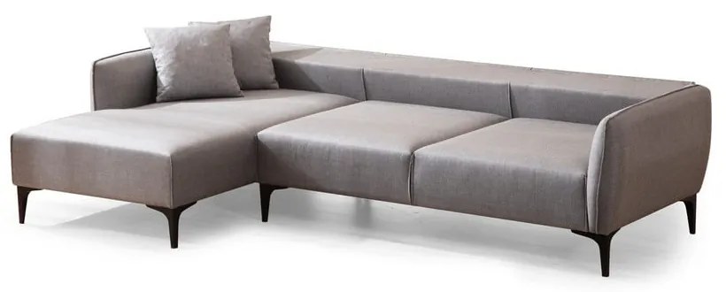 Belissimo világosszürke sarokkanapé, bal oldali – Balcab Home