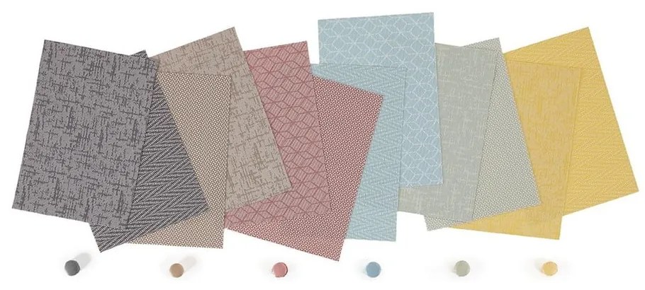 Chevron szürkésbarna tányéralátét, 45 x 30 cm - Tiseco Home Studio