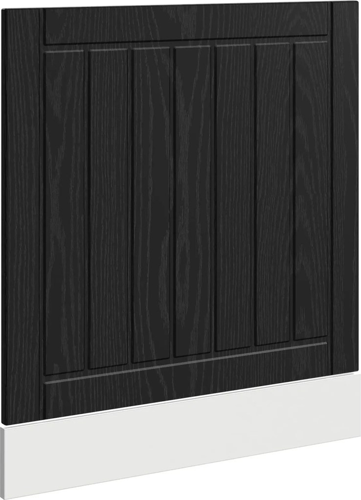 vidaXL Konyhaszekrény Fekete tölgy 60 x 1,5 x 67 cm Faanyag